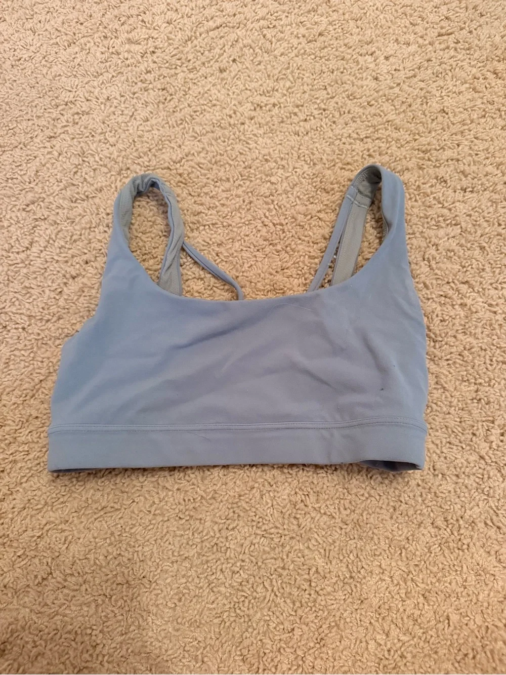 Bluish-Gray Athleta sports bra